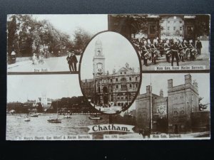 WW1 Kent CHATHAM 5 Image Multiview c1916 RP Postcard by W. Naylar