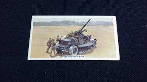 Godfrey Phillips Cigarette Card No 16 This Mechanized Age Anti Aircraft Gun