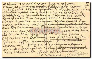 Old Postcard Beaumont sur Oise Interior L & # 39Eglise