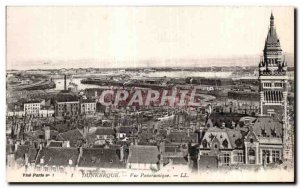 Old Postcard Dunkirk Panoramic