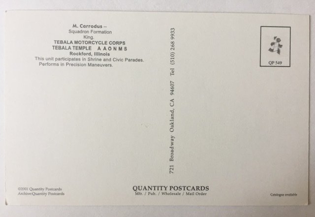 Shriners Motorcycle Corps - Rockford IL