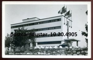 h3548 - LAC MASSON Quebec 1950s Hotel de la Pointe Bleue. Real Photo Postcard