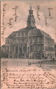 Netherlands Maastricht Stadhuis Vintage Postcard 01.41