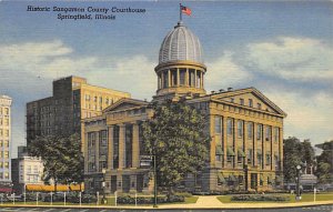 Historic Sangamon County Courthouse Springfield, Illinois USA