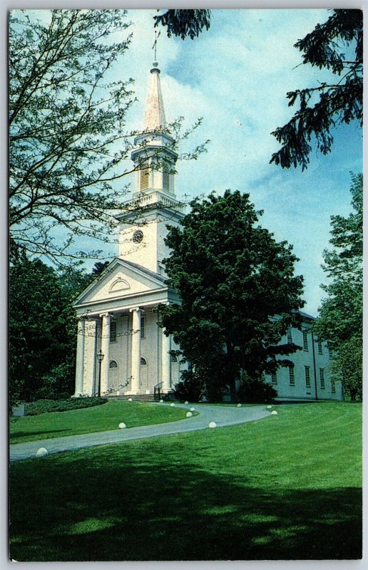 Vtg Northampton Massachusetts MA Smith College Helen Hills Chapel Postcard