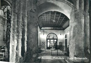 Post card Italy Siracusa Cathedral Baptismal Font