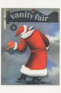 1930s Santa Claus Christmas Hitchhiker USA Comic Magazine POstcard