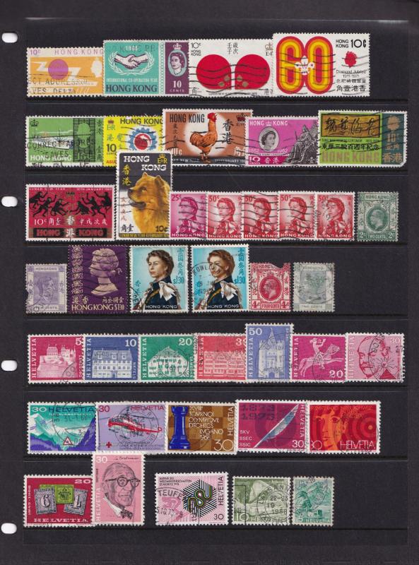 Malaysia Malta Arabic Cat Animal Butterfly Hong Kong Stamp Bundle Job Lot