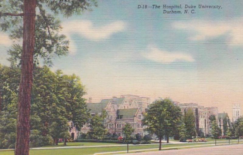 North Carolina Durham The Hospital Duke University Curteich