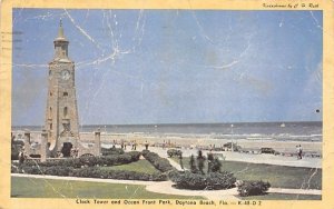 Clock Tower and Ocean Front Park Daytona Beach, Florida