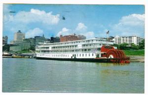 Tennessee to Portland, Maine, used Plastichrome PC 1974, Delta Queen Ship