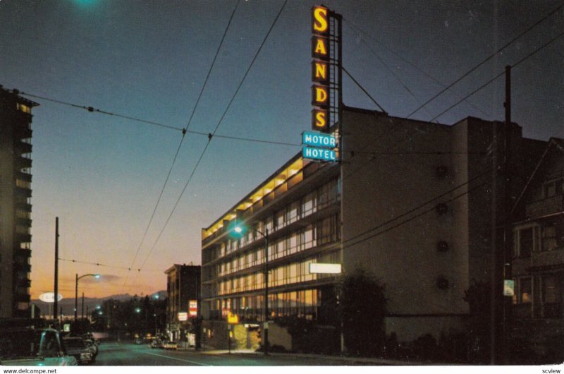 VANCOUVER, British Columbia, 1950-60s; The Sands Motor Hotel