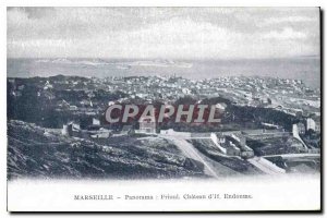 Postcard Old Marseille Panorama Friuli Chateau d'If Endoume