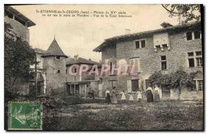 Old Postcard Bandit Justice Smuggler St Etienne Geoirs House or is born the m...