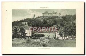 Uriage les Bains Old Postcard Dauphine
