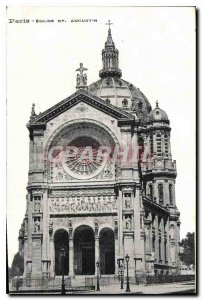 Postcard Old Paris St Augustine Church