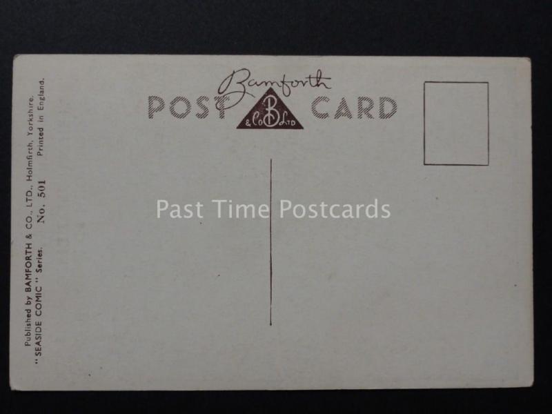 Bamforth & Co: SUNSHINE OR MOONSHINE, IM ENJOYING EVERY MINUTE - CHEERIO