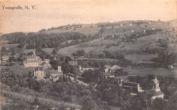 Bird's Eye View Youngsville, New York