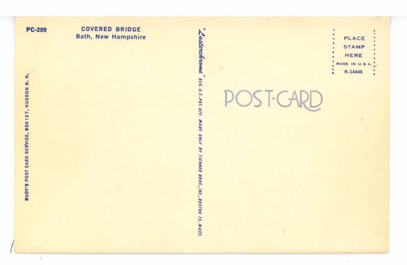 NH - Bath. Bath Covered Bridge