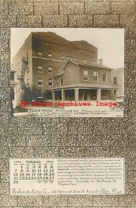 Advertising Postcard, RPPC, Burmite Roofing, Gilsonoid Asphalt Shingles, Argo IL