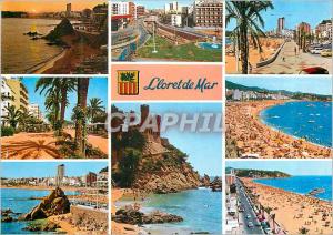 Postcard Modern Lloret de Mar, Costa Brava