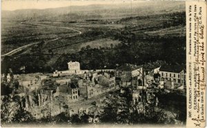 CPA Clermont-en-Argonne - Panorama des Ruines de la Ville (1036606)