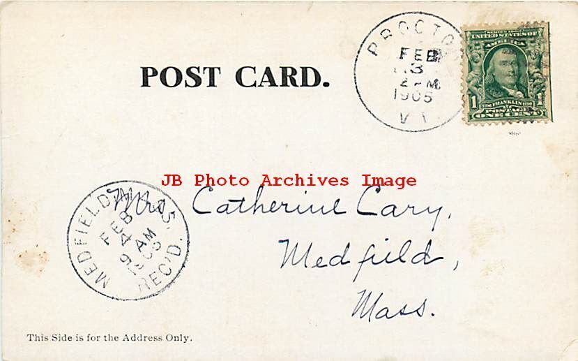 VT, Proctor, Vermont, Proctor Hospital, Exterior View, 1905 PM United