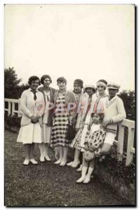 Postcard Old Photo Card Children Women Beach Villiers the Prioress Farm Beaum...