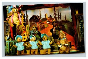 Vintage 1970's Postcard Walt Disney World Country Bear Jamboree Orlando Florida