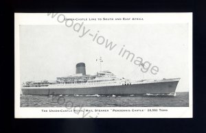 LS3082 - Union Castle Liner - Pendennis Castle - postcard