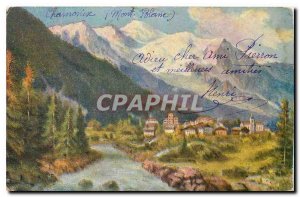 Old postcard Edition Chocolaterie Aiguebelle Landscape