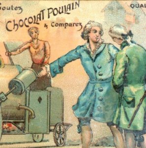 1870s-80s Chocolat Poulain Invention Of Steam Locomotive F154