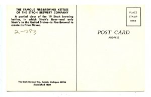 MI - Detroit. Stroh Brewing Co., Fire-Brewing Kettles