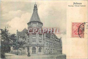 Old Postcard Mulhouse New Cantonal Court