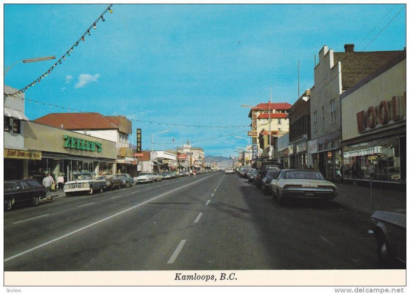 Main Street , KAMLOOPS , B.C. , Canada , 1960s