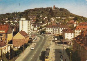 Germany Karlsruhe Endstation der Strassenbahn und Turmberg