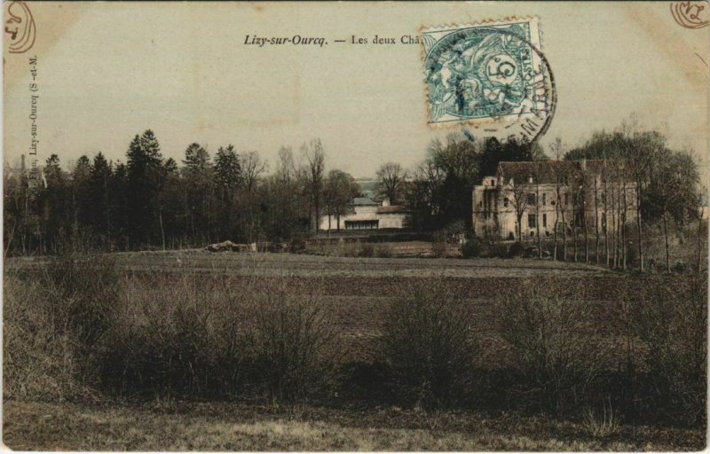 CPA Lizy sur Ourcq Les deux Chateau FRANCE (1100864)