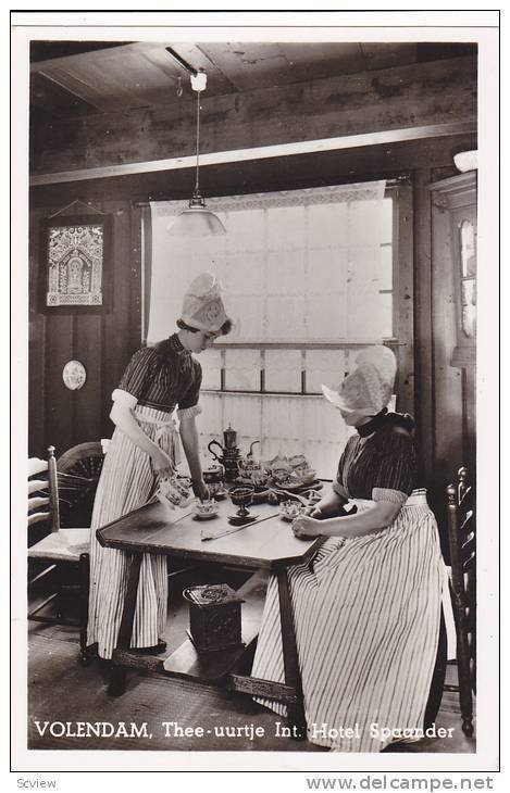 RP, Interior, Thee- Uurtje Int. Hotel Spaander, Volendam (North Holland), Net...