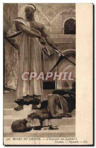 Old Postcard The Louvre Museum in Granada Execution without Judgment Regnault