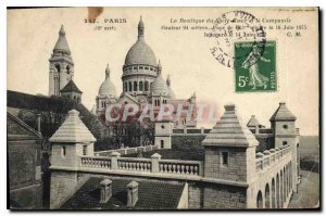 Postcard Old Paris La Basilique du Sacre Coeur and the Campanile