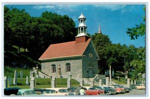 c1960's La Vielle Eglise The Old Church Ste Anne De Beaupre Canada Postcard