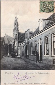 Netherlands Haarlem Gezicht op de Bakenesserkerk Viintage Postcard 09.06