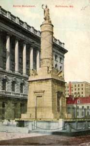 Maryland Baltimore Battle Monument 1911