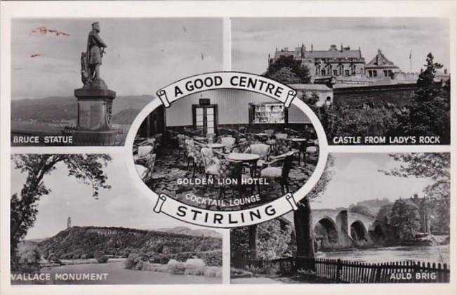 Scotland Stirling A Good Centre Multi View Real Photo