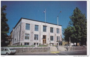 Exterior, Hotel De Ville, Coaticook, Quebec, Canada, 40-60s