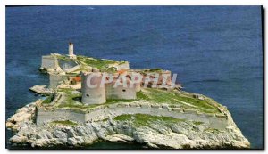 Modern Postcard Marseille Aerienne view on Chateau d'If