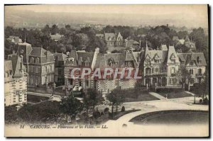 Old Postcard Panorama Cabourg and Villas