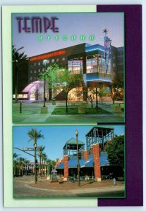 TEMPE, Arizona AZ ~ Movie Theater CENTERPOINT DISTRICT Night/Day 4x6 Postcard