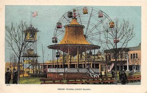 Ferris Wheel Coney Island, NY, USA Amusement Park 1907 