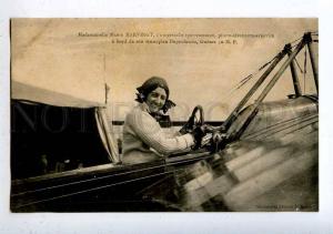 205400 AVIATION Deperdussin airplane woman pilot MARVINGT